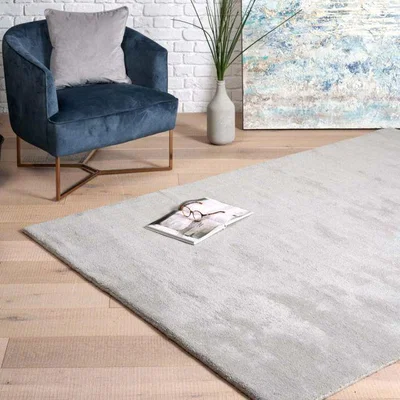 Woods Furniture Dorset Wool Rug 160 x 230 Pewter