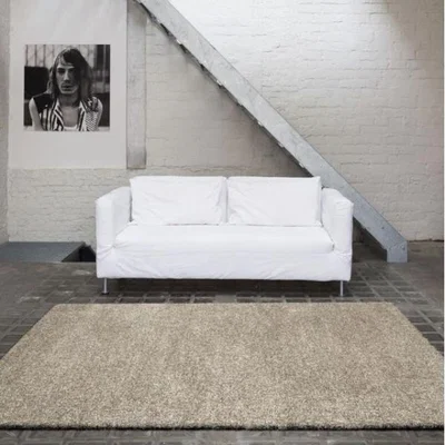 Woods Furniture Mehari Plain Light Beige Rug 240cm x 340cm
