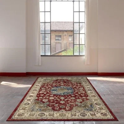 Woods Furniture Da Vinci Traditional Patterned Rug 67cm x 230cm Runner