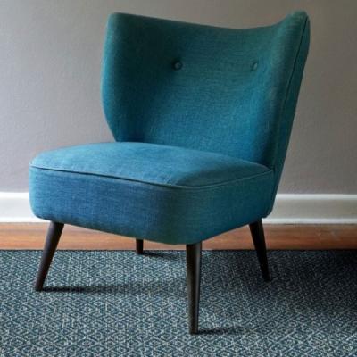 Woods Furniture Brighton Patterned Teal Rug 120cm x 170cm