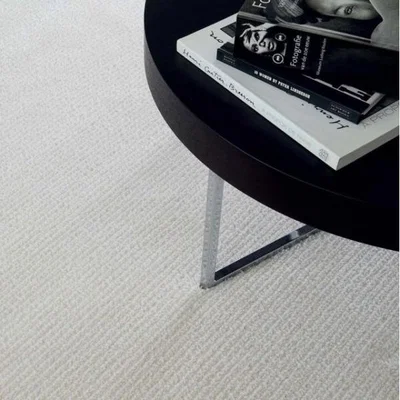 Woods Furniture Chelsea Ribbed Cream Rug 80cm x 140cm