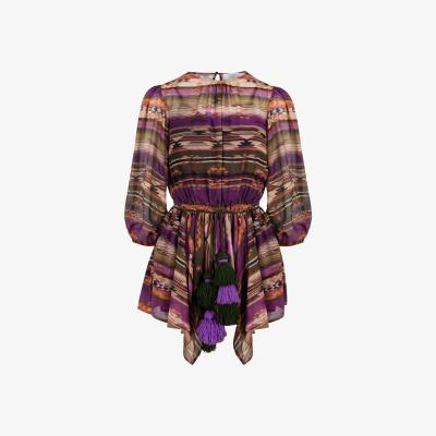 Wolf & Badger Women's Violet - Rug Patterned Mini Dress | Small | Elissa Studio