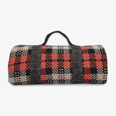 Wolf & Badger Yellow / Orange Picnic Rugs - Mcfadyen - Orange Otto & Spike