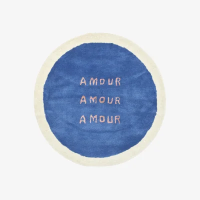 Westwing Round Hand-Tufted High-Pile Rug Amour