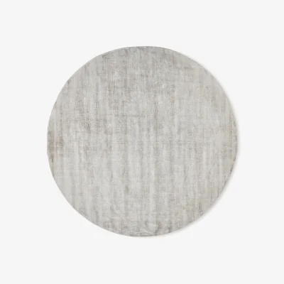 Westwing Hand-Woven Round Viscose Rug Jane