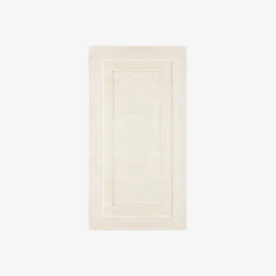 Westwing High-Low Cotton Rug Dania, Hand-Woven