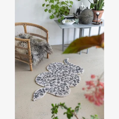 Westwing Hand Woven Wool Rug Inky