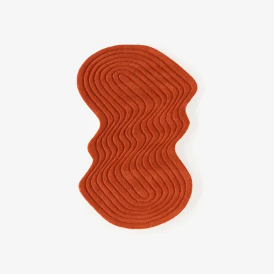 Westwing Organic-Shaped Hand-Tufted Wool Rug Aliza