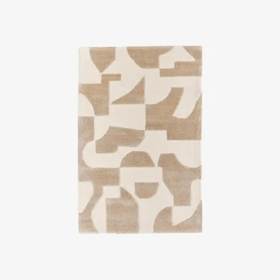Westwing High-Low Wool Rug Corin, Hand-Tufted