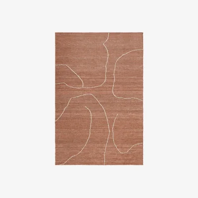Westwing Handwoven Jute Rug Gesso