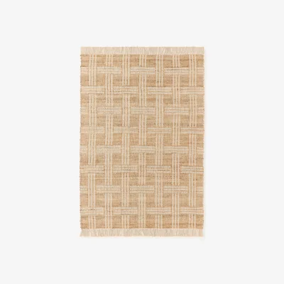 Westwing Handwoven Jute Rug Almir with Fringes