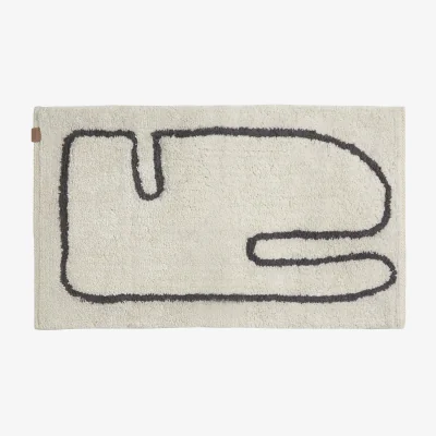 Westwing Washable Organic Cotton Bath Rug Lay