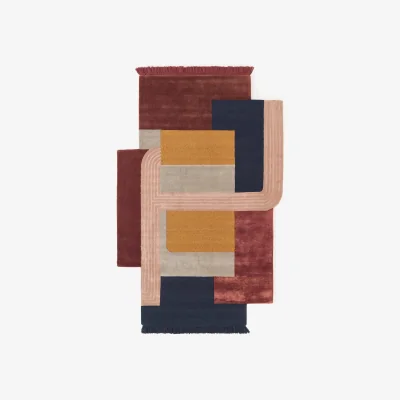 Westwing Hand-Tufted Wool Rug Milla with Tassels