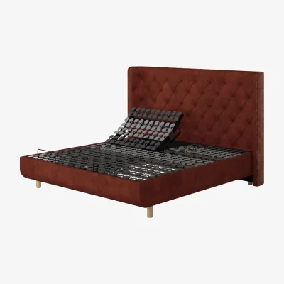 And So To Bed TEMPUR Arc Adjustable Bed with Luxury Headboard