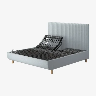 And So To Bed TEMPUR Arc Adjustable Bed with Vertical Headboard