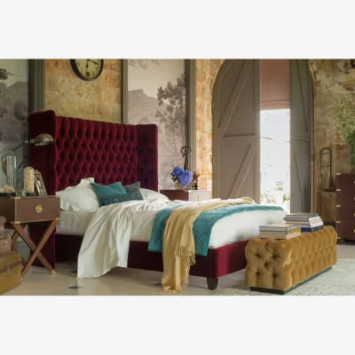 And So To Bed Emilia Wing Upholstered Bed