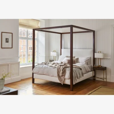 And So To Bed Magellan Upholstered Four Poster Bed