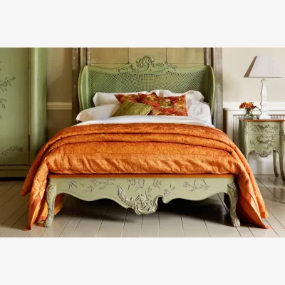 And So To Bed Floral Caned Bed