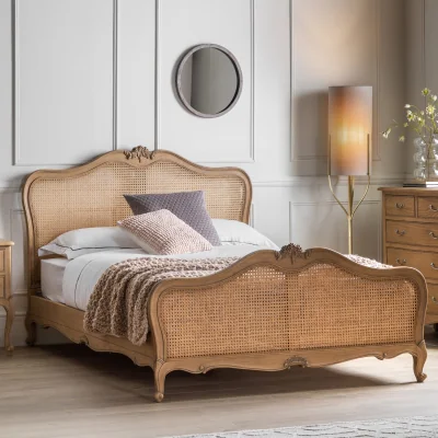 Arighi Bianchi Foxley Weathered Cane King Bed