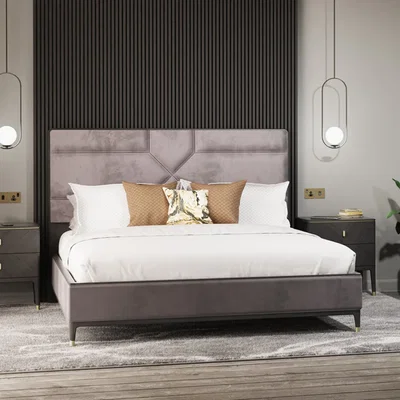 Arighi Bianchi Dante Bed Base, Black / Super King