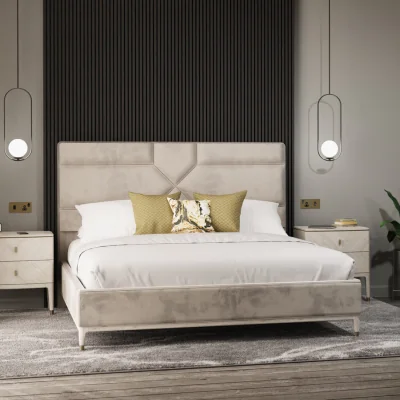 Arighi Bianchi Dante Bed Base, Beige / Super King