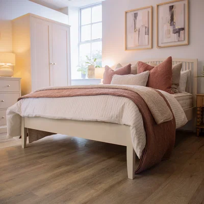 Arighi Bianchi Ashburnham White Slatted Bedstead, King