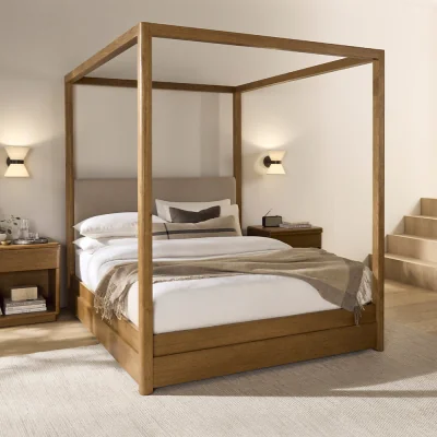 Arighi Bianchi Dixie Four Poster Bed, King