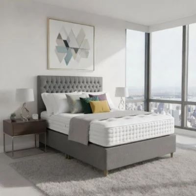 Arighi Bianchi Arighi Bianchi Antoinette Bed, Double / Dark Grey