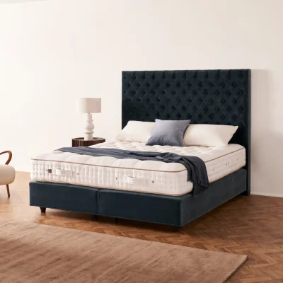 Arighi Bianchi ViSpring Tiara Superb Divan Base and Mattress Set, Super King (6ft) / Medium
