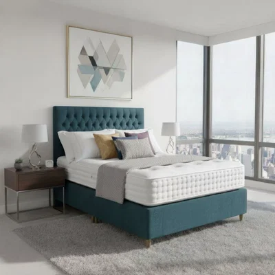 Arighi Bianchi Arighi Bianchi Antoinette Bed, Super King / Blue