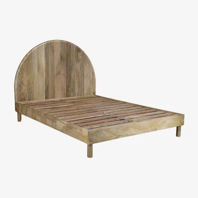 Barker and Stonehouse Zuberi King Bed Frame, Neutral Wood | Barker & Stonehouse
