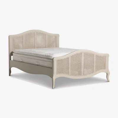 Barker and Stonehouse Calista Double Bedframe, White Wood | Barker & Stonehouse
