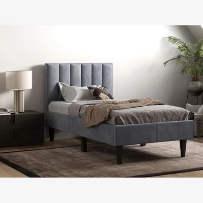 Cuckooland Flair Riverside Fabric Bed Grey - Single