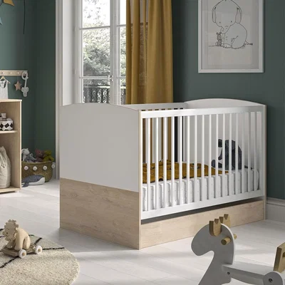 Cuckooland Galipette Emma Convertible Cot Bed with Optional Trundle Drawer