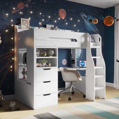 Cuckooland Flair Cosmic Storage Sleeper Bed White -