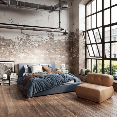 Cuckooland LPD Soho Ink Blue Bed - King