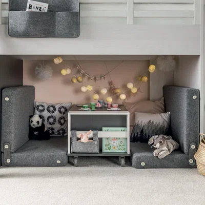 Cuckooland Nest Cabin Bed Hanging Organiser in Grey - Small