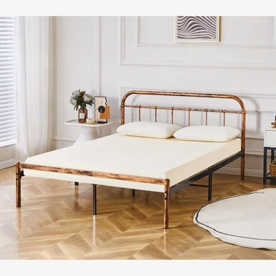 Cuckooland Flair Roswell Antique Brass Bed Frame - Double
