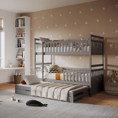 Cuckooland Flair Elvis Bunk Bed With Trundle And Drawers -