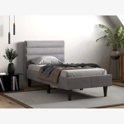 Cuckooland Flair Barnhill Fabric Bed Silver - King
