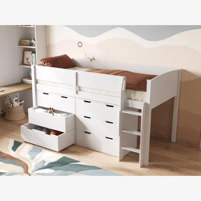 Cuckooland Flair Loop Midsleeper Bed Storage Set -