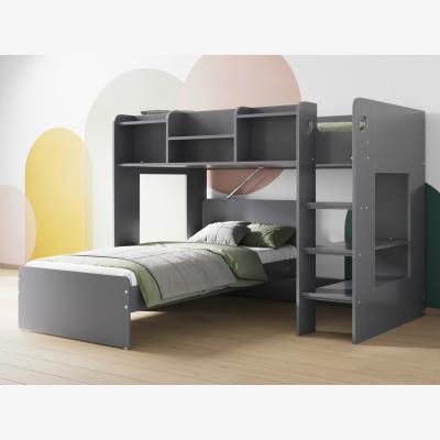 Cuckooland Flair Wizard Junior L Shaped Bunk Bed Grey -