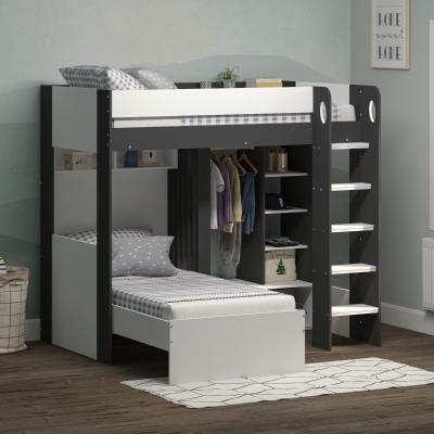 Cuckooland Flair Hampton Bunk Bed - White & Grey -