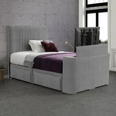 Dunelm Sweet Dreams Gaia Vertical Pleated TV Bed
