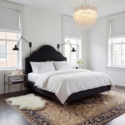 Dunelm Quince Velvet Bed Frame