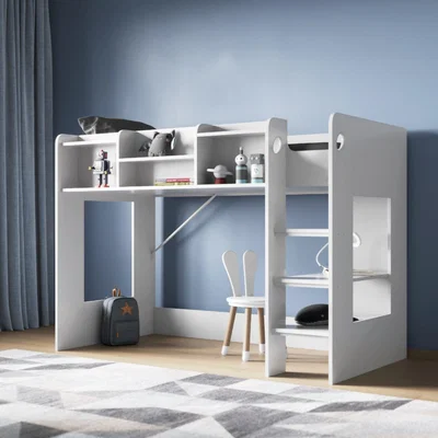 Dunelm Wizard Junior High Sleeper Bed Frame White