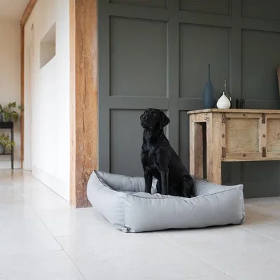 Dunelm Lords and Labradors Rhino Leather Box Dog Bed