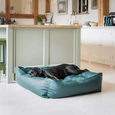 Dunelm Lords and Labradors Rhino Leather Box Dog Bed