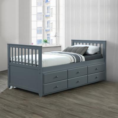Dunelm Myda Cabin Bed Grey Grey