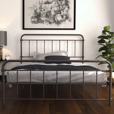 Dunelm Dorel Home Wallace Metal Bed Bronze